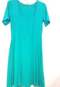 Old navy womens green dress